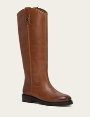 Women's Tan Melissa Lug Button Tall Boot Frye us