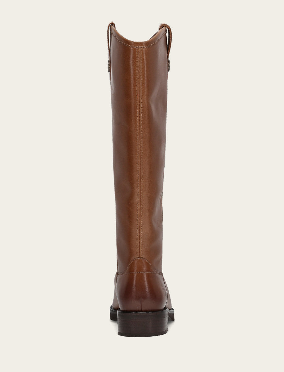 Women's Tan Melissa Lug Button Tall Boot Frye us