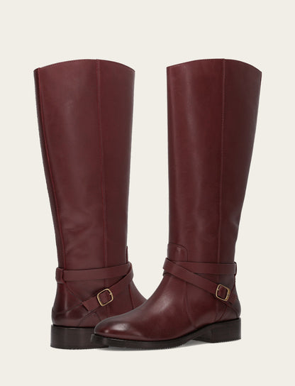 Women's Merlot Melissa Belted Riding Boot Frye Near me