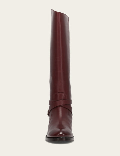 Women's Merlot Melissa Belted Riding Boot Frye Near me