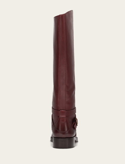 Women's Merlot Melissa Belted Riding Wide Calf Boot Frye Sale