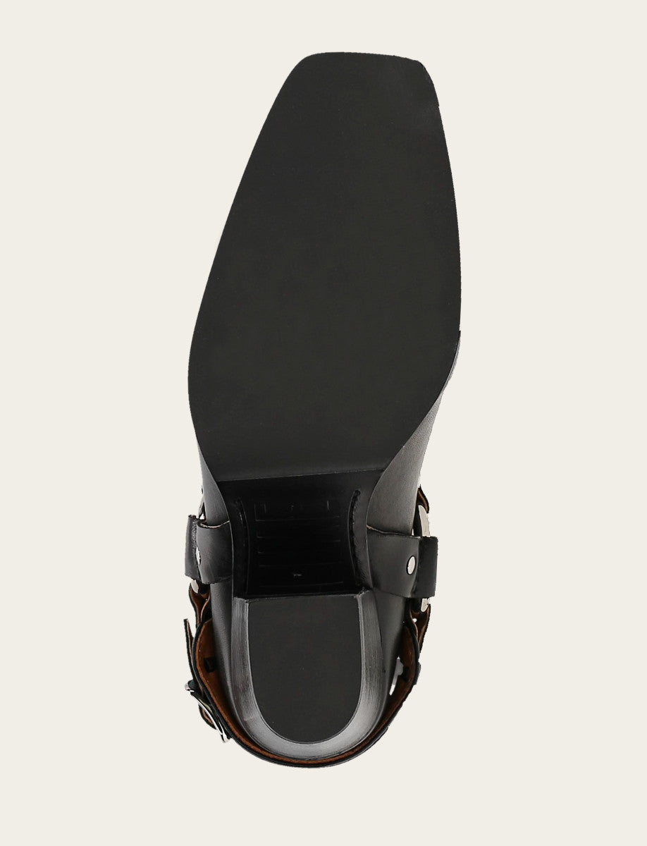 Women's Black Shiloh Harness Belted Boot Frye For Sale