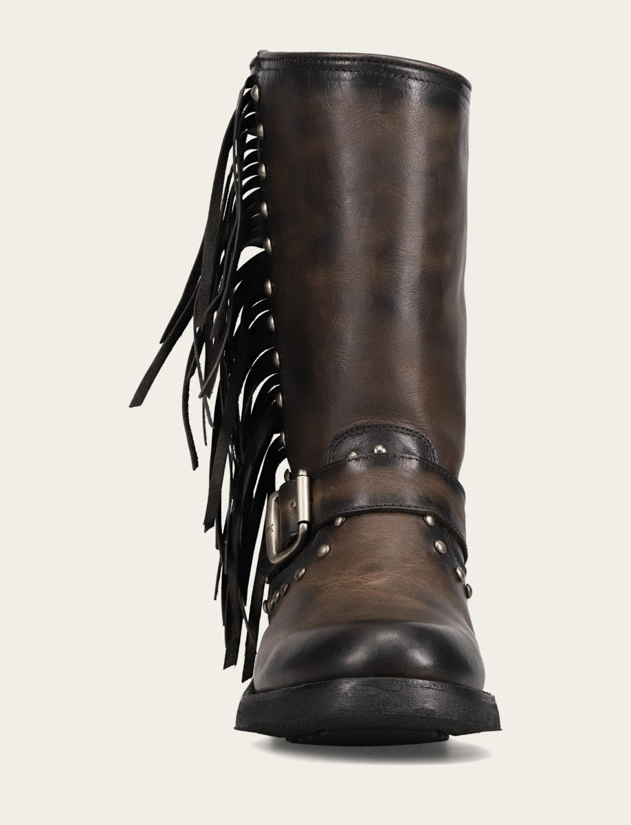 Women's Black Viv Fringe Engineer Boot Frye Near me