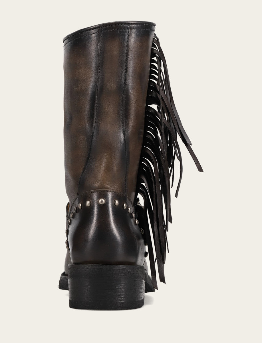 Women's Black Viv Fringe Engineer Boot Frye Near me