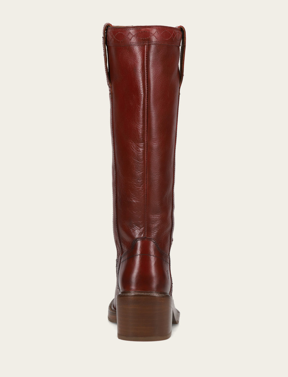 Women's Merlot Kate Pull On Wide Calf Boot Frye Online