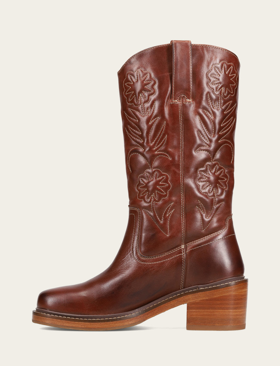 Auburn Kate Deco Stitch Boot Frye Discount