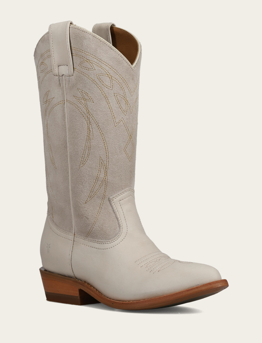 Ivory Billy Pull On Deco Stitch Boot Frye Sale