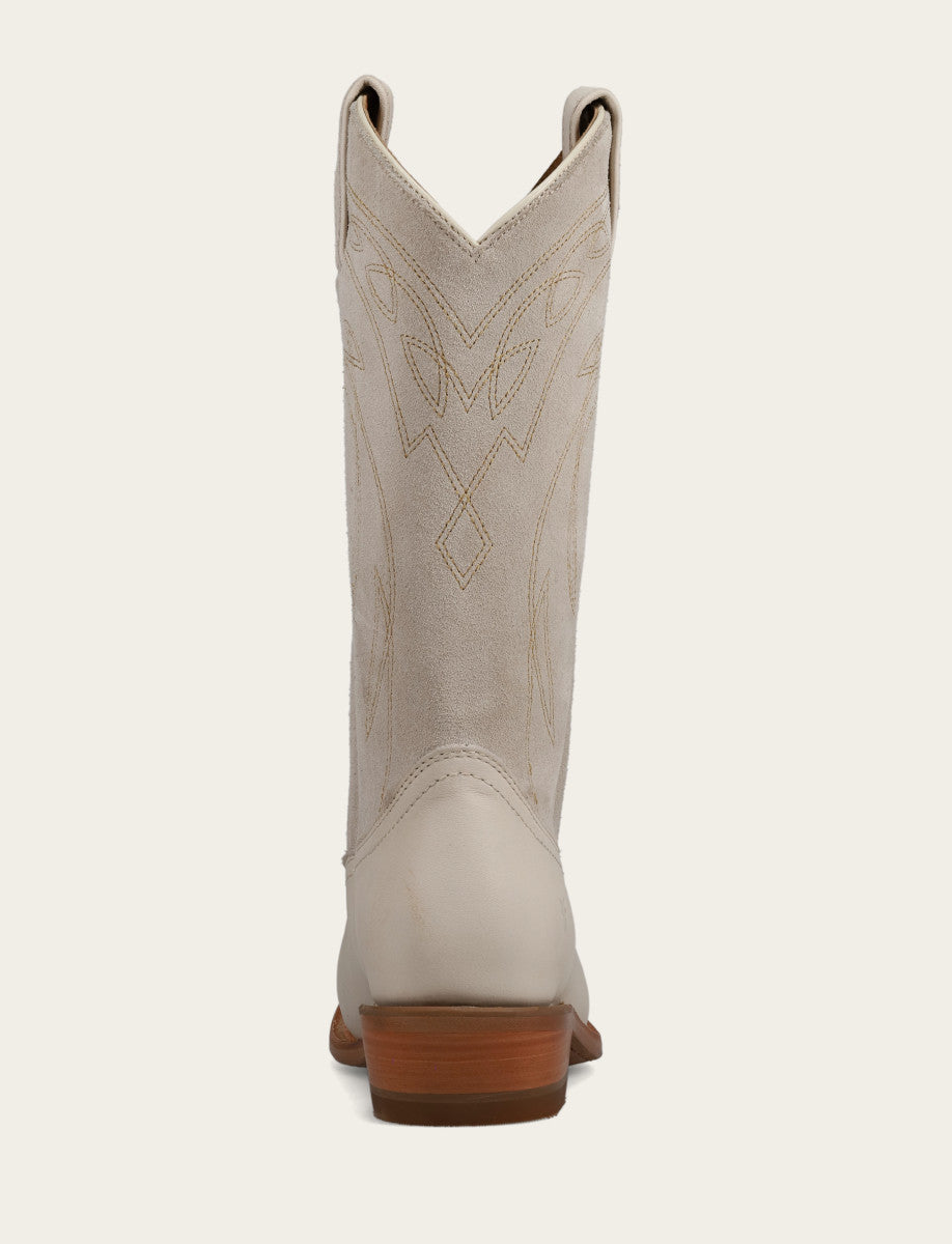 Ivory Billy Pull On Deco Stitch Boot Frye Sale