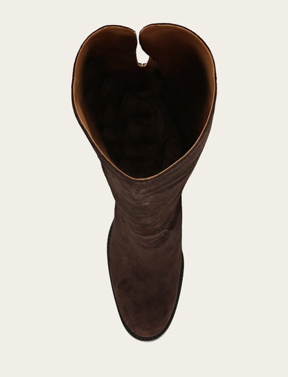 Women's Dark Brown Corinne Over The Knee Boot Frye On sale