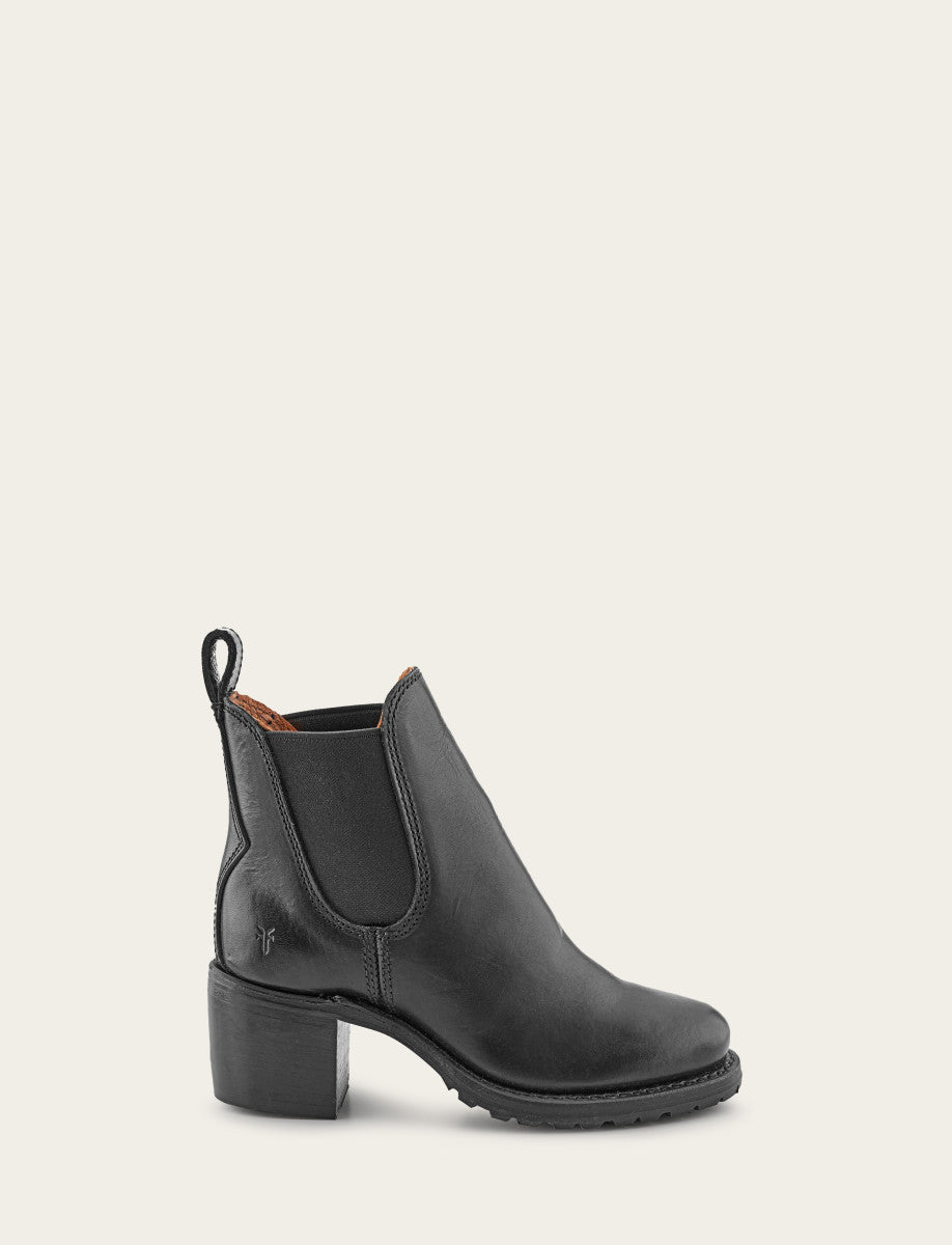 Women's Black Sabrina Chelsea Boots Frye