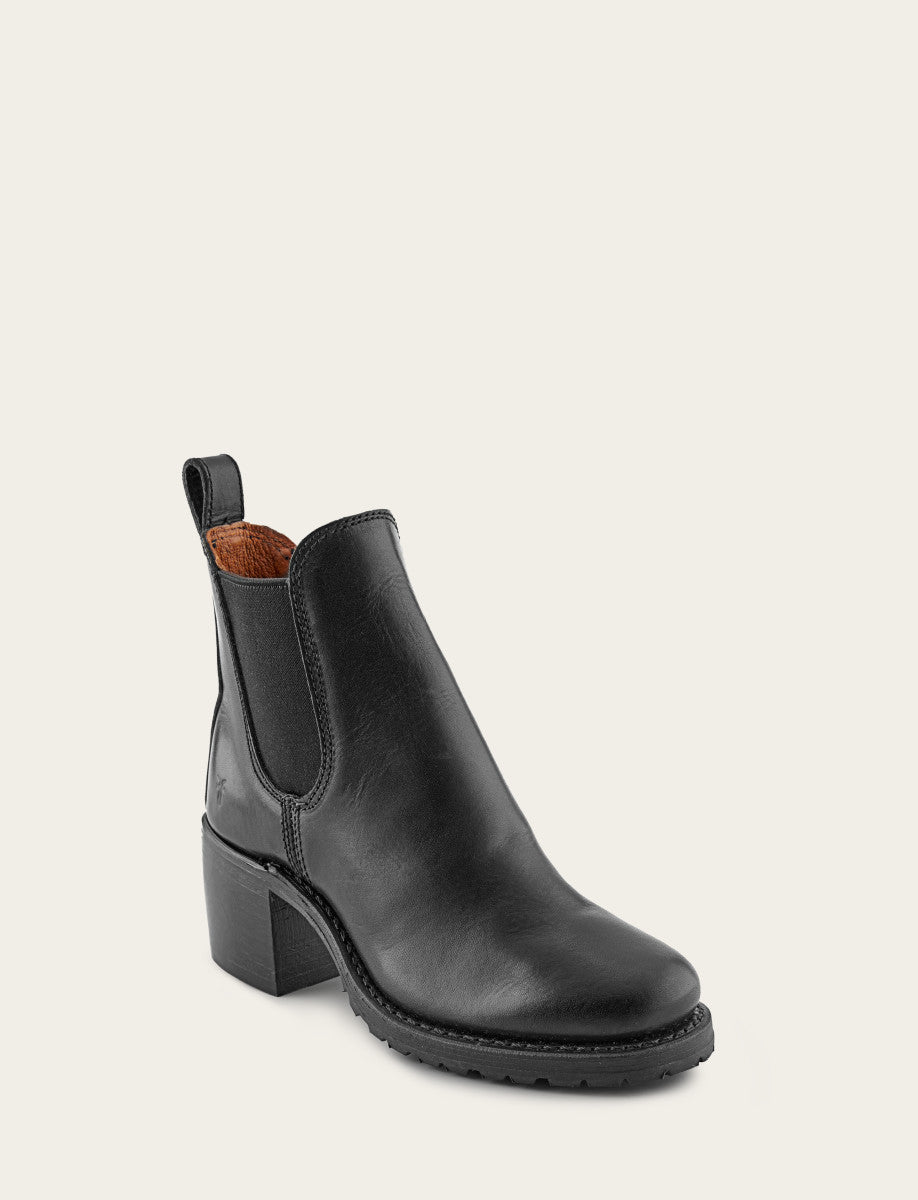 Women's Black Sabrina Chelsea Boots Frye