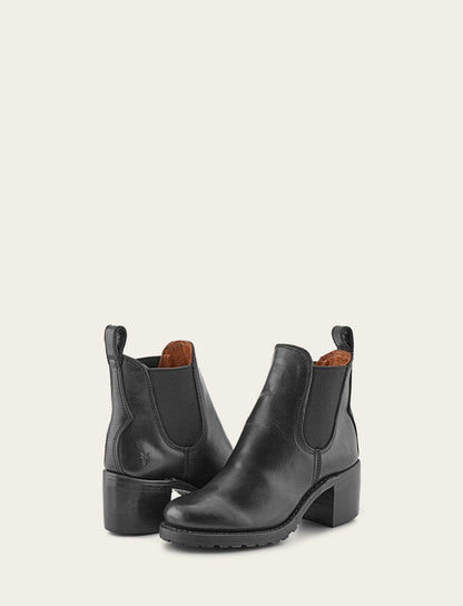 Women's Black Sabrina Chelsea Boots Frye