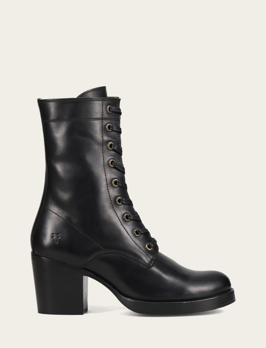 Women's Black Jean Lace Up Boot Frye Discount