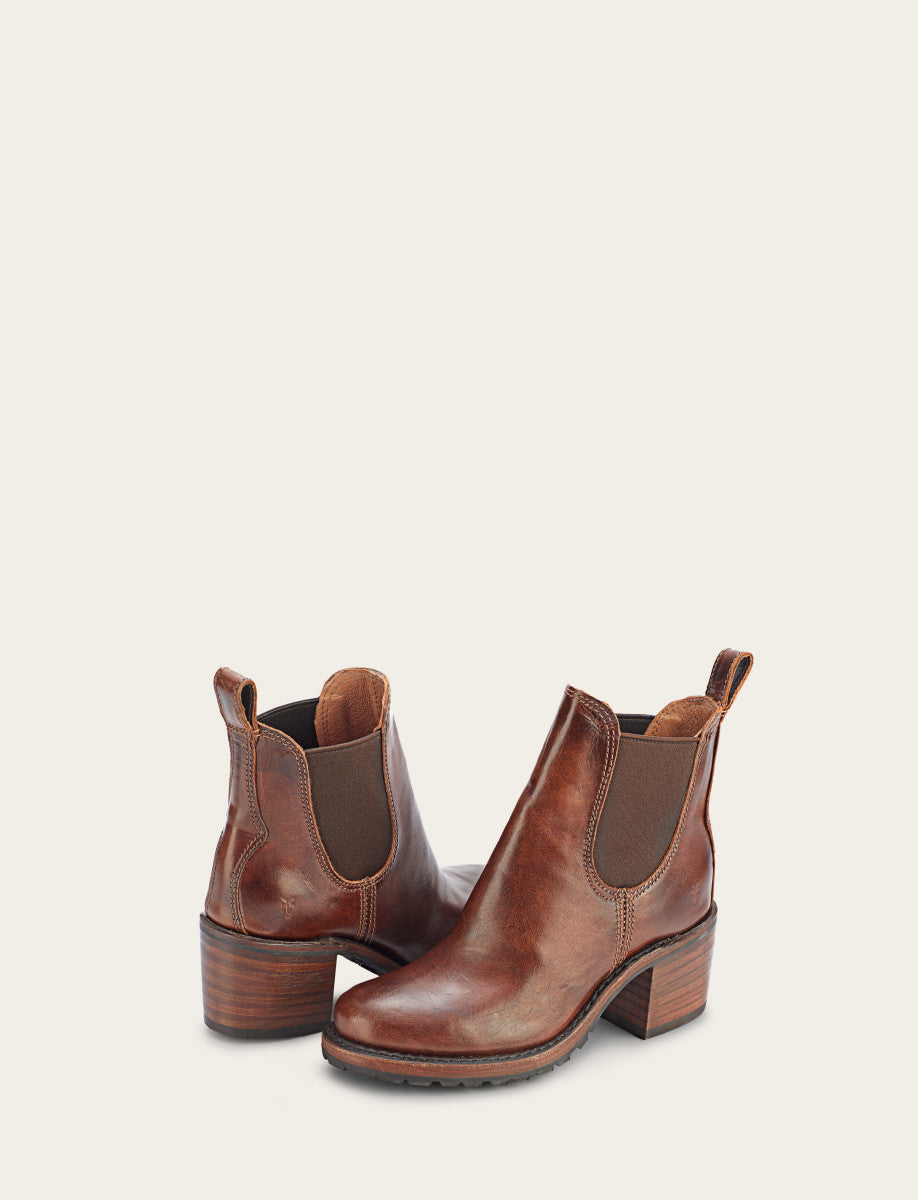 Women's Cognac Sabrina Chelsea Boots Frye Sale