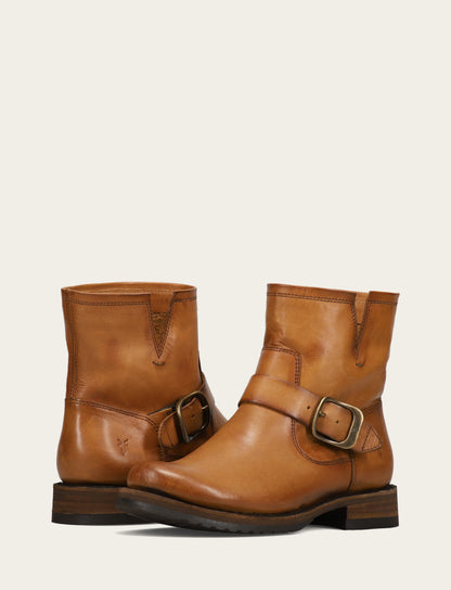 Women's Caramel Veronica Flex Bootie Booties Frye For Sale
