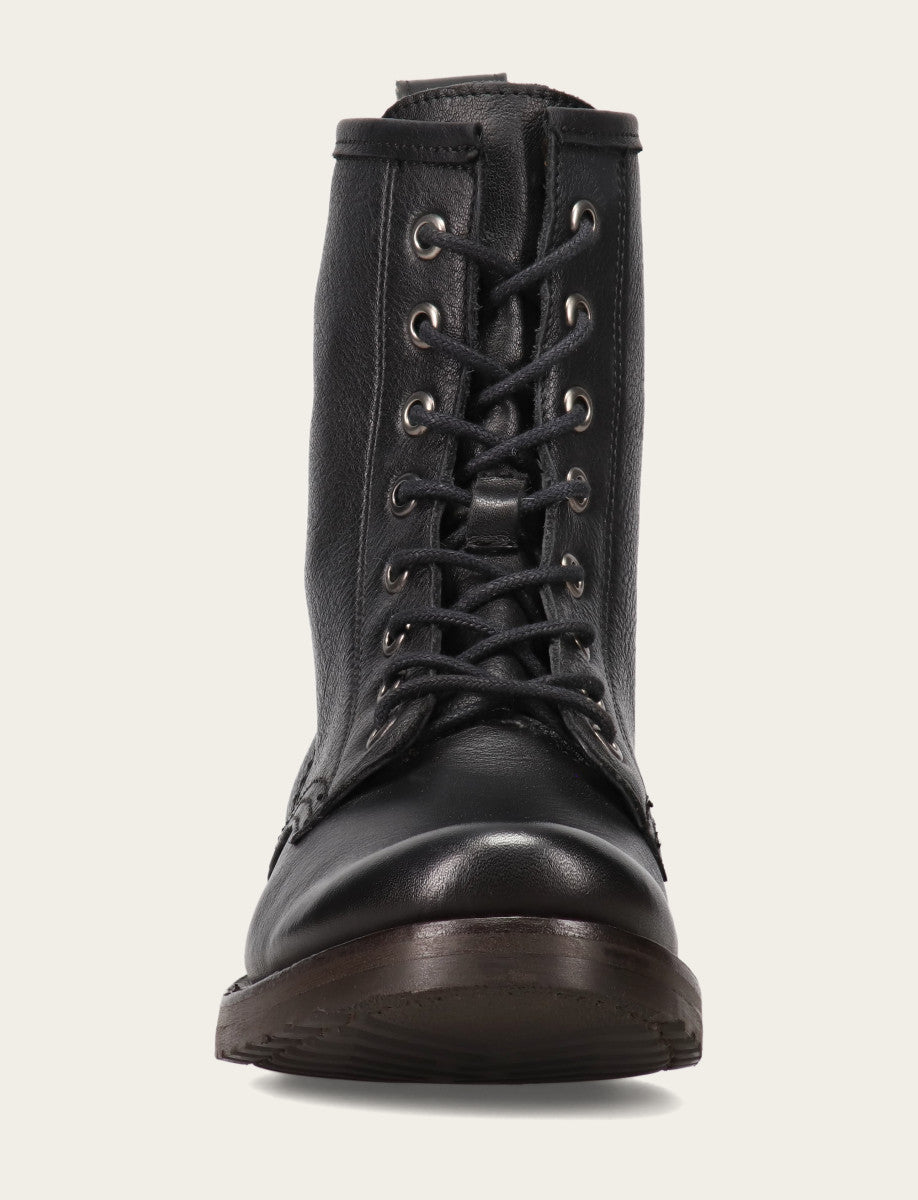 Women's Black Veronica Flex Combat Booties Frye Outlet