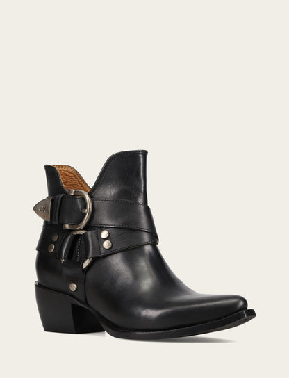 Women’s Black Sacha Multi-Strap Ankle Booties Frye USA