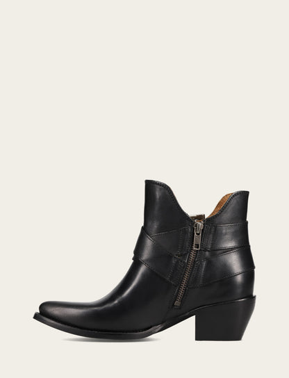 Women’s Black Sacha Multi-Strap Ankle Booties Frye USA