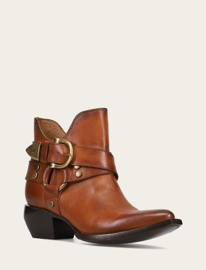 Women's Caramel Sacha Multi Strap Booties Frye Near me