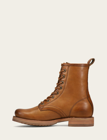 Women's Caramel Veronica Flex Combat Booties Frye On sale