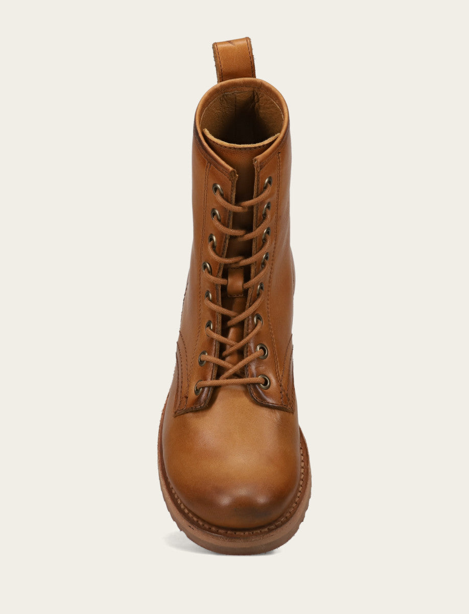 Women's Caramel Veronica Flex Combat Booties Frye On sale