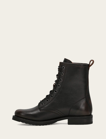 Antique Brown Veronica Flex Combat Boot Frye Outlet