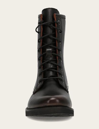 Antique Brown Veronica Flex Combat Boot Frye Outlet