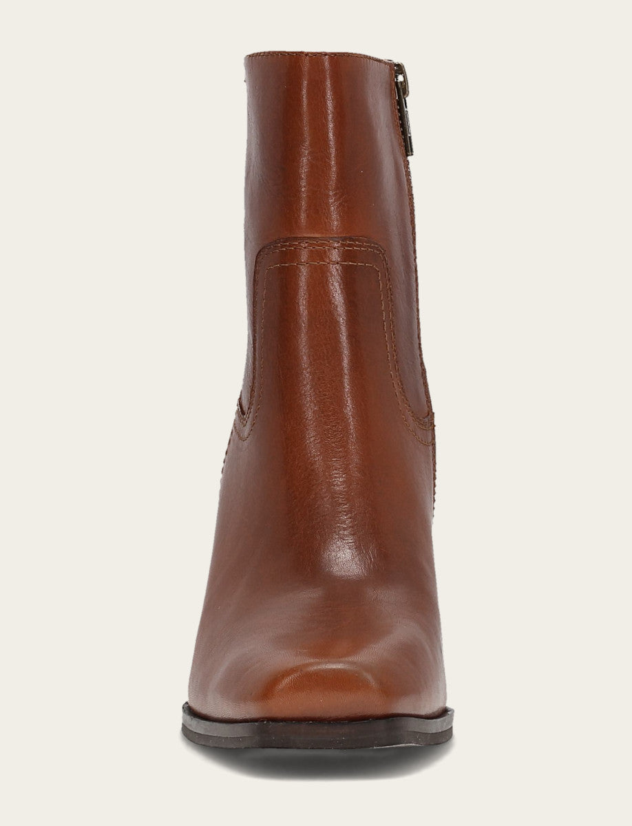 Women's Cinnamon Shiloh Zip Booties Frye USA