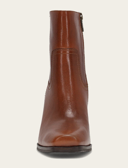 Women's Cinnamon Shiloh Zip Booties Frye USA