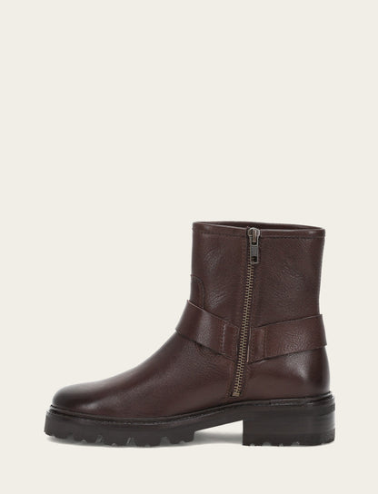 Women's Chocolate Olivia Harness Short Booties Frye