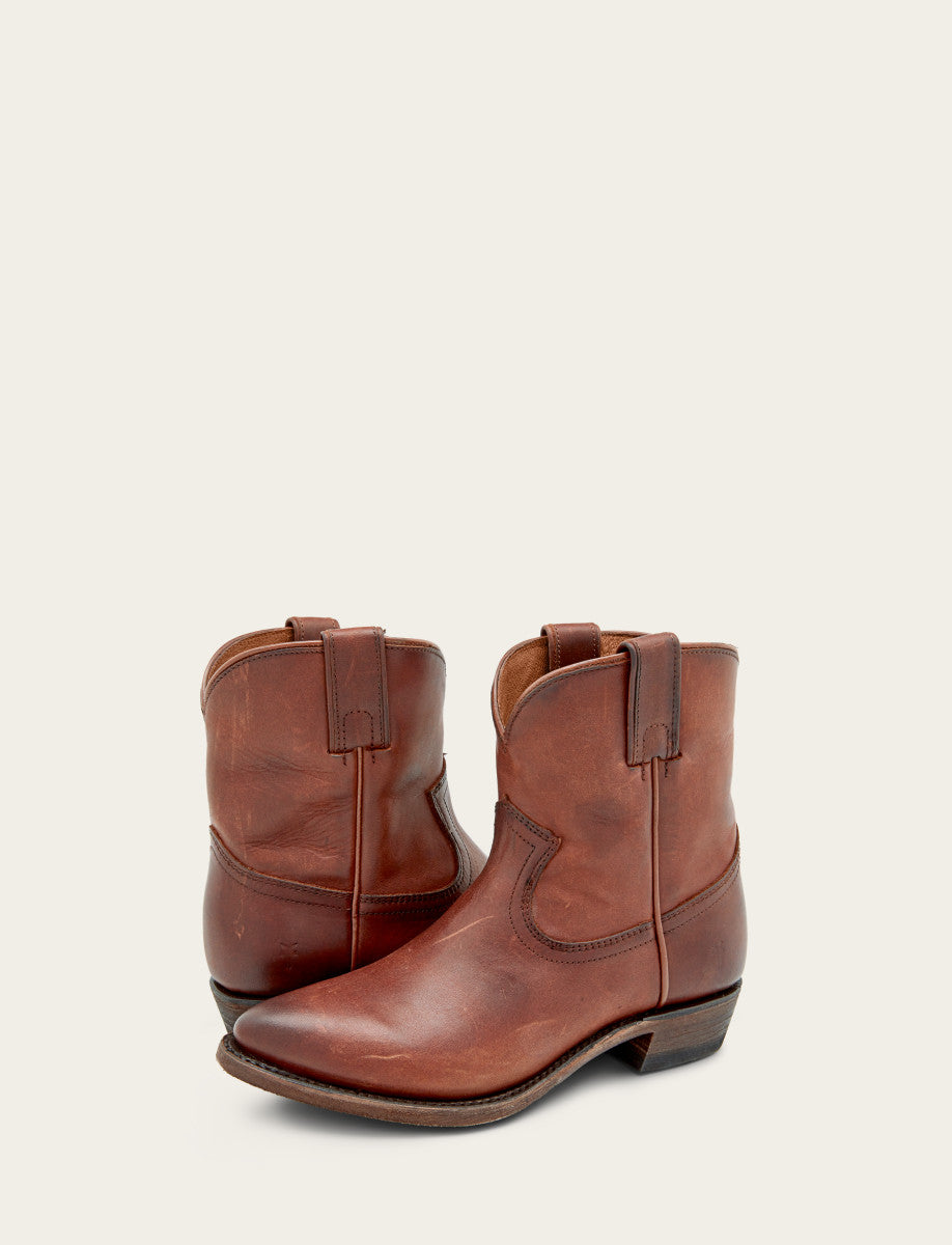Women's Cognac Billy Short Booties Frye Discount