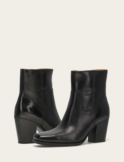 Women's Black Shiloh Zip Booties Frye On sale