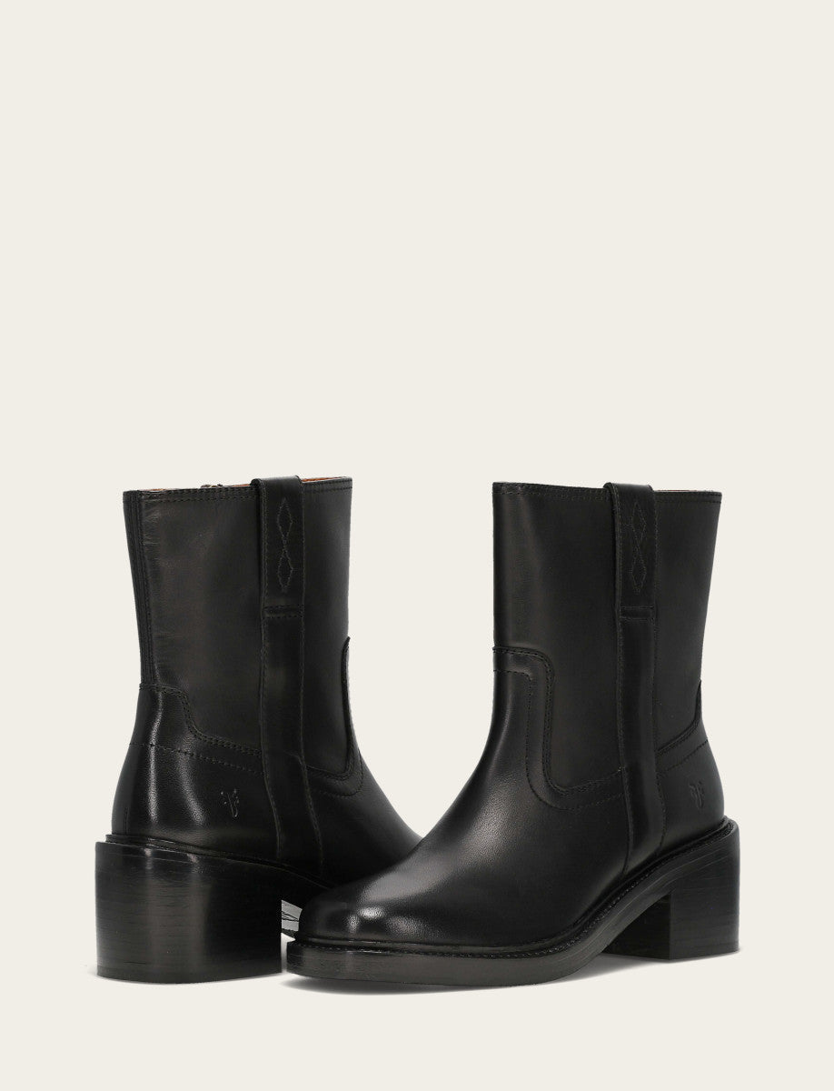 Women's Black Kate Short Inside Zip Boot Frye For Sale