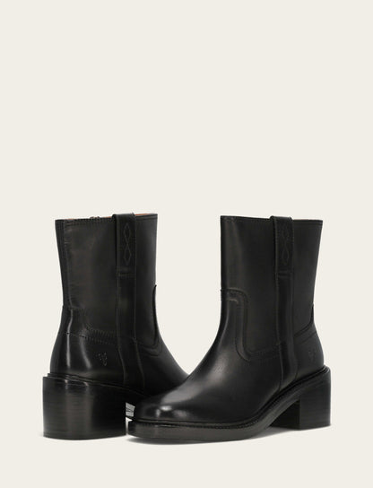 Women's Black Kate Short Inside Zip Boot Frye For Sale