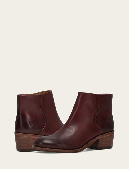 Women's Merlot Carson 2 Piping Booties Frye Near me