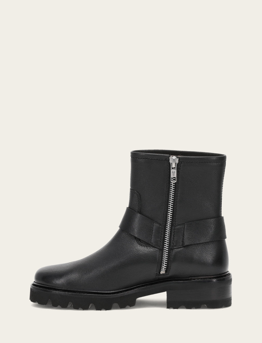 Women's Black Olivia Harness Short Booties Frye Online