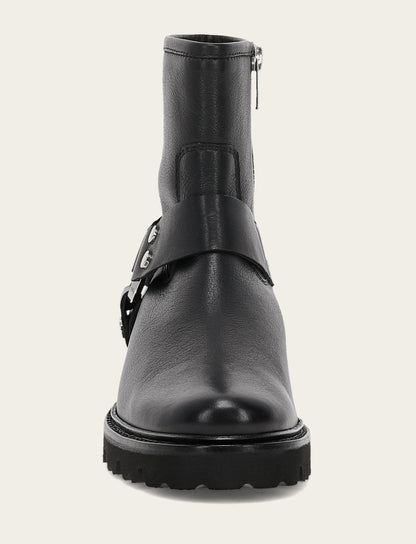 Women's Black Olivia Harness Short Booties Frye Online