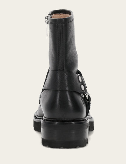 Women's Black Olivia Harness Short Booties Frye Online