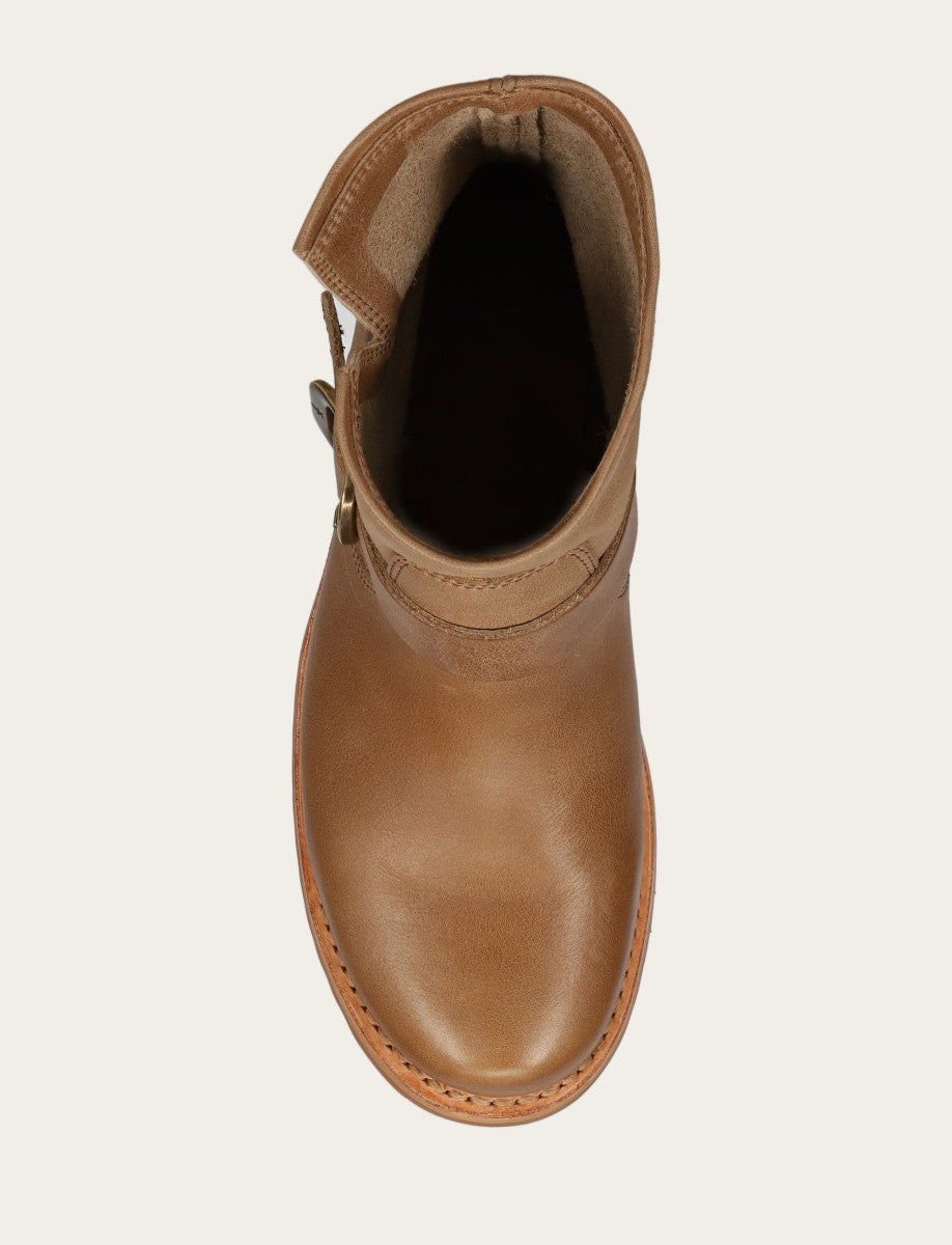 Women's Beige Veronica Flex Booties Frye Outlet