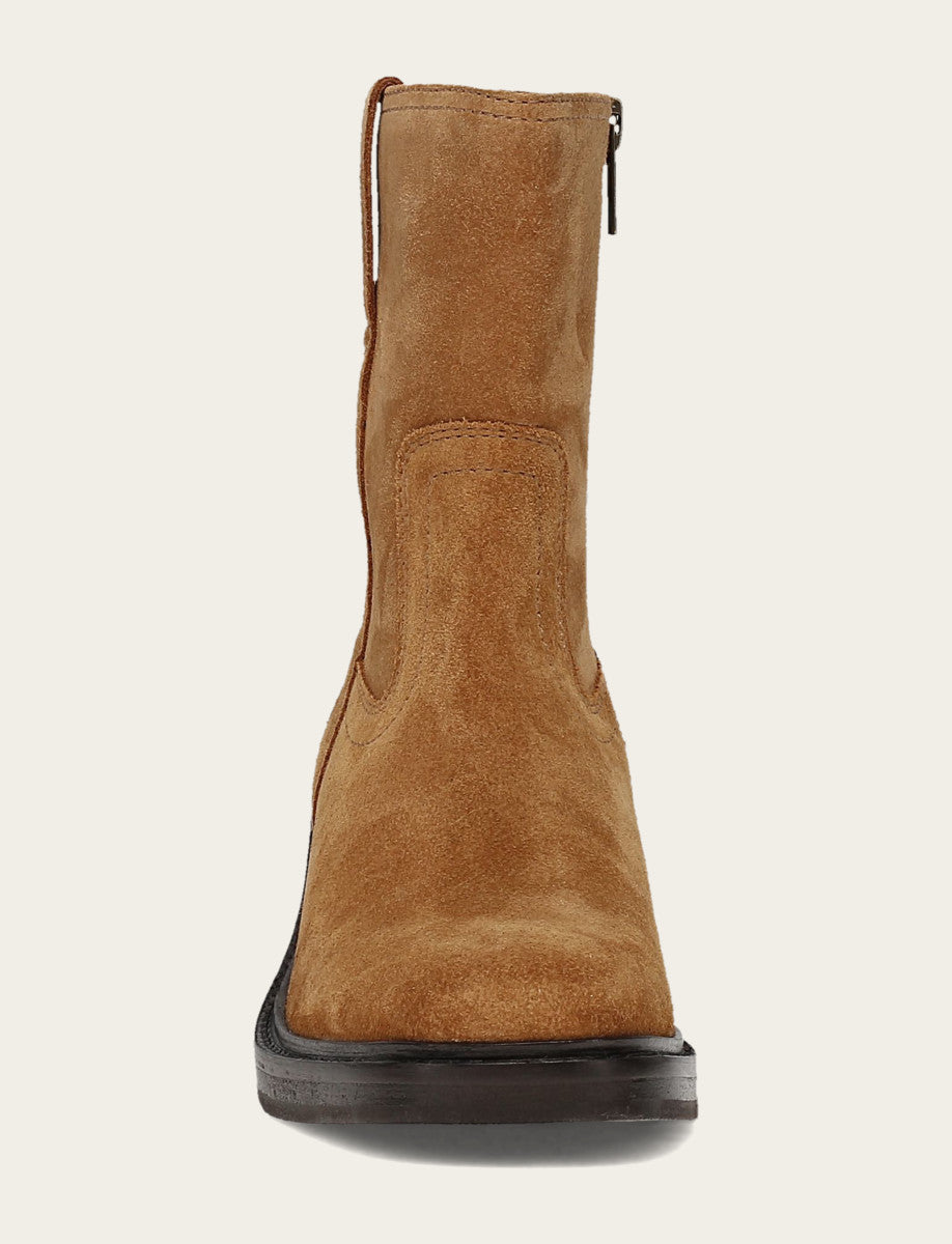 Women's Toffee Kate Short Inside Zip Boot Frye USA