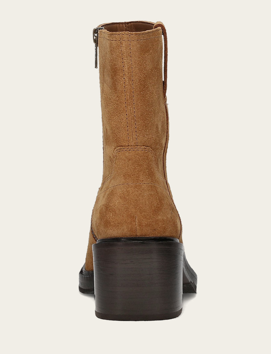 Women's Toffee Kate Short Inside Zip Boot Frye USA