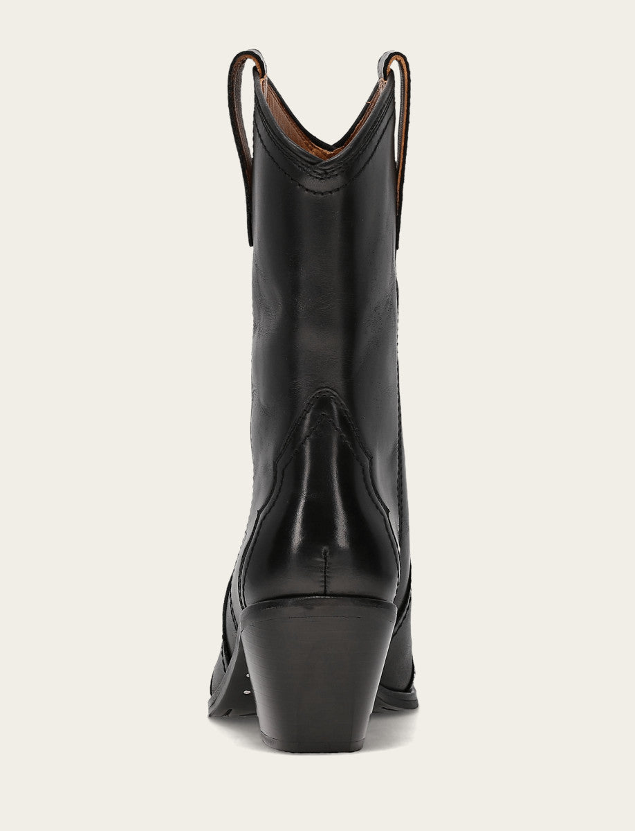 Women's Black Sara Wingtip Stud Boot Frye Online