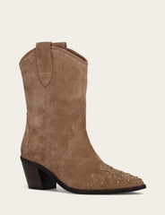 Women's Almond Sara Wingtip Stud Boot Frye On sale