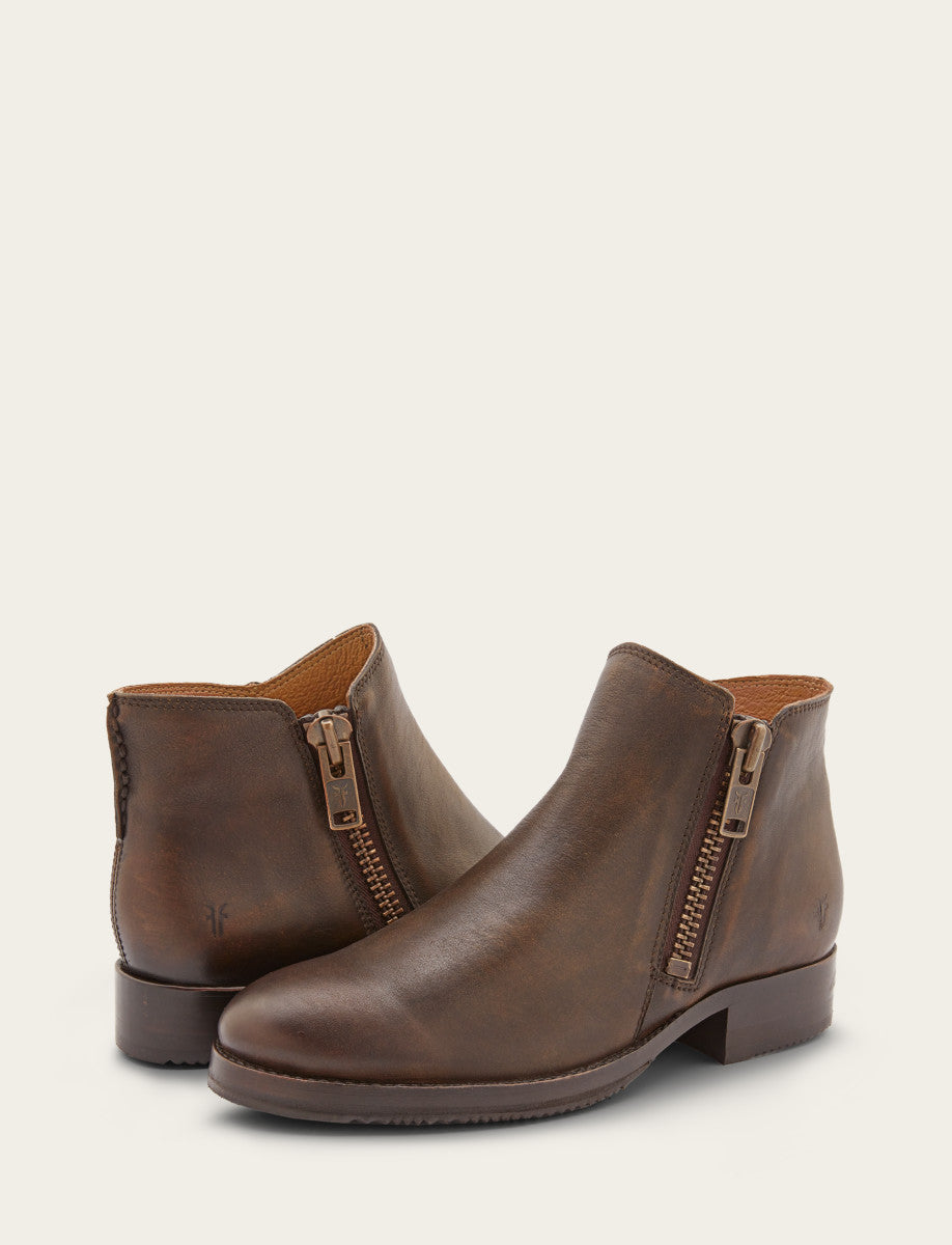 Women's Dark Brown Madison Moto Shooties Frye For Sale