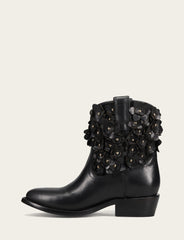 Women's Black Billy Flower Boot Frye Outlet