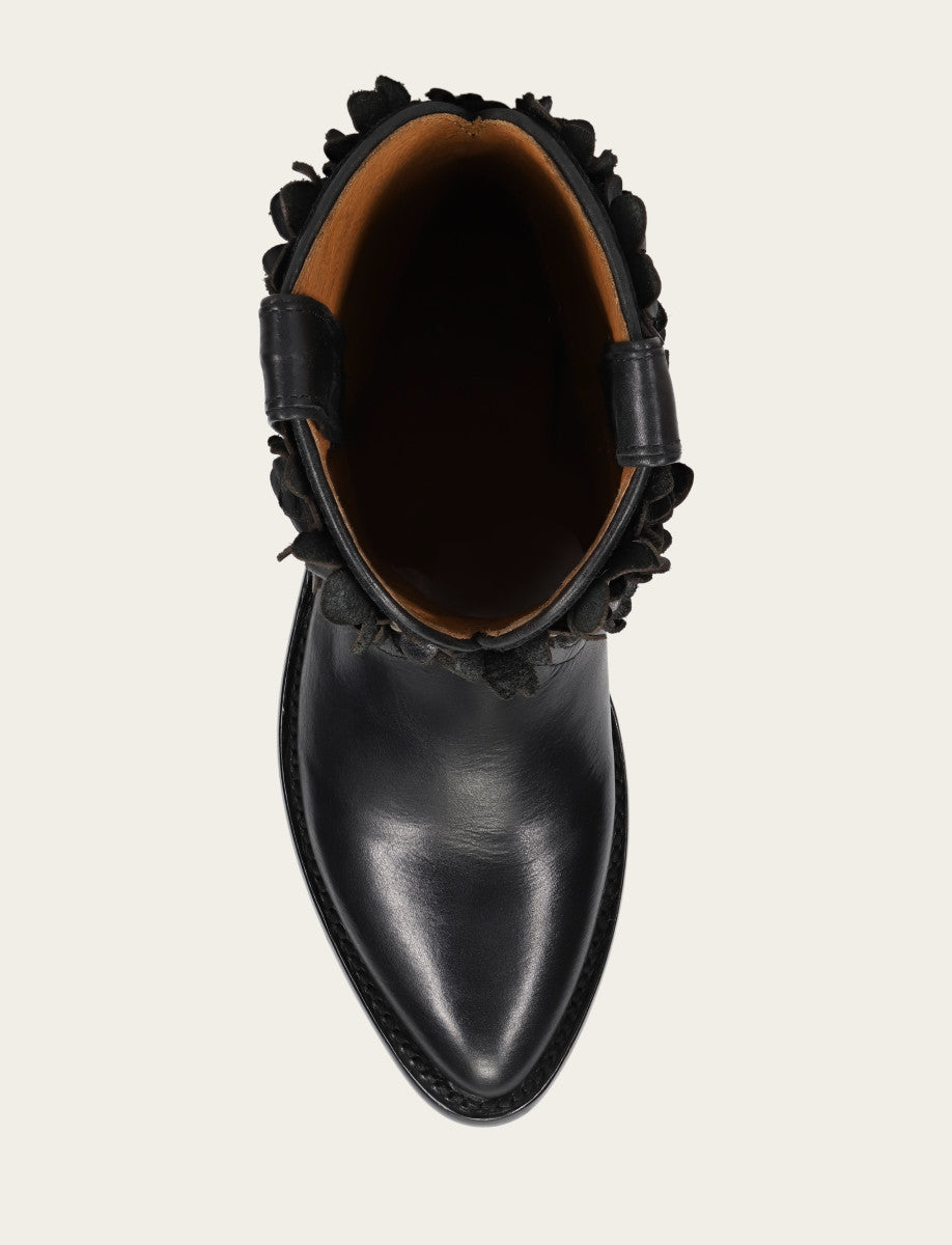Women's Black Billy Flower Boot Frye Outlet