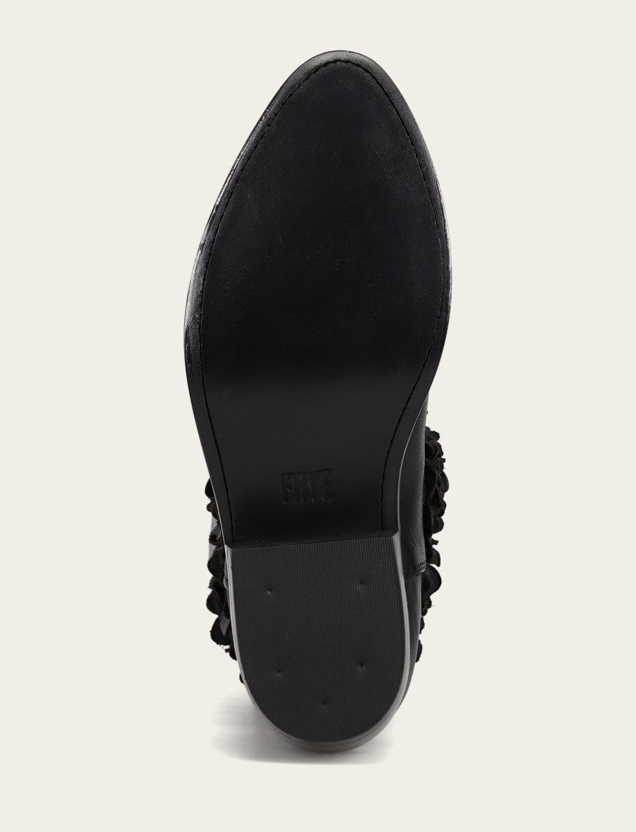Women's Black Billy Flower Boot Frye Outlet