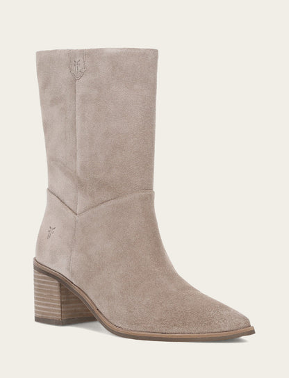 Women's Taupe Sadie Softy Mid Booties Frye us