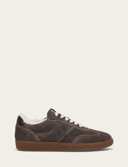 Women's Dark Truffle Milly Low Lace Shearling Sneaker Frye Sale