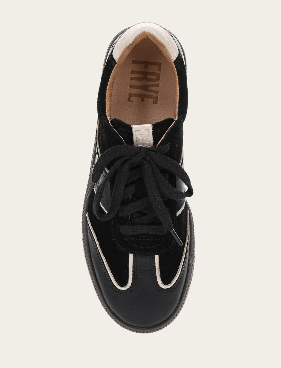 Women's Black Milly Low Lace Sneakers Frye For Sale